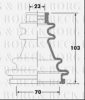 BORG & BECK BCB6304 Bellow, driveshaft